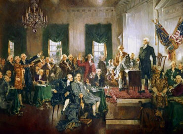 George Washington presiding the Philadelphia Convention